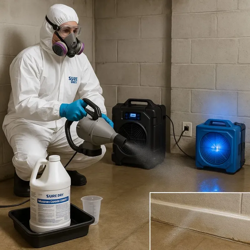Sanitization and Odor Removal process in Novi, MI