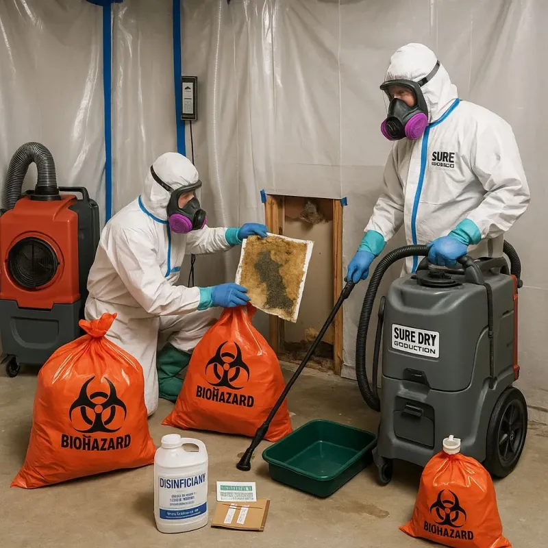 Contaminated Water Handling Protocols process in Novi, MI